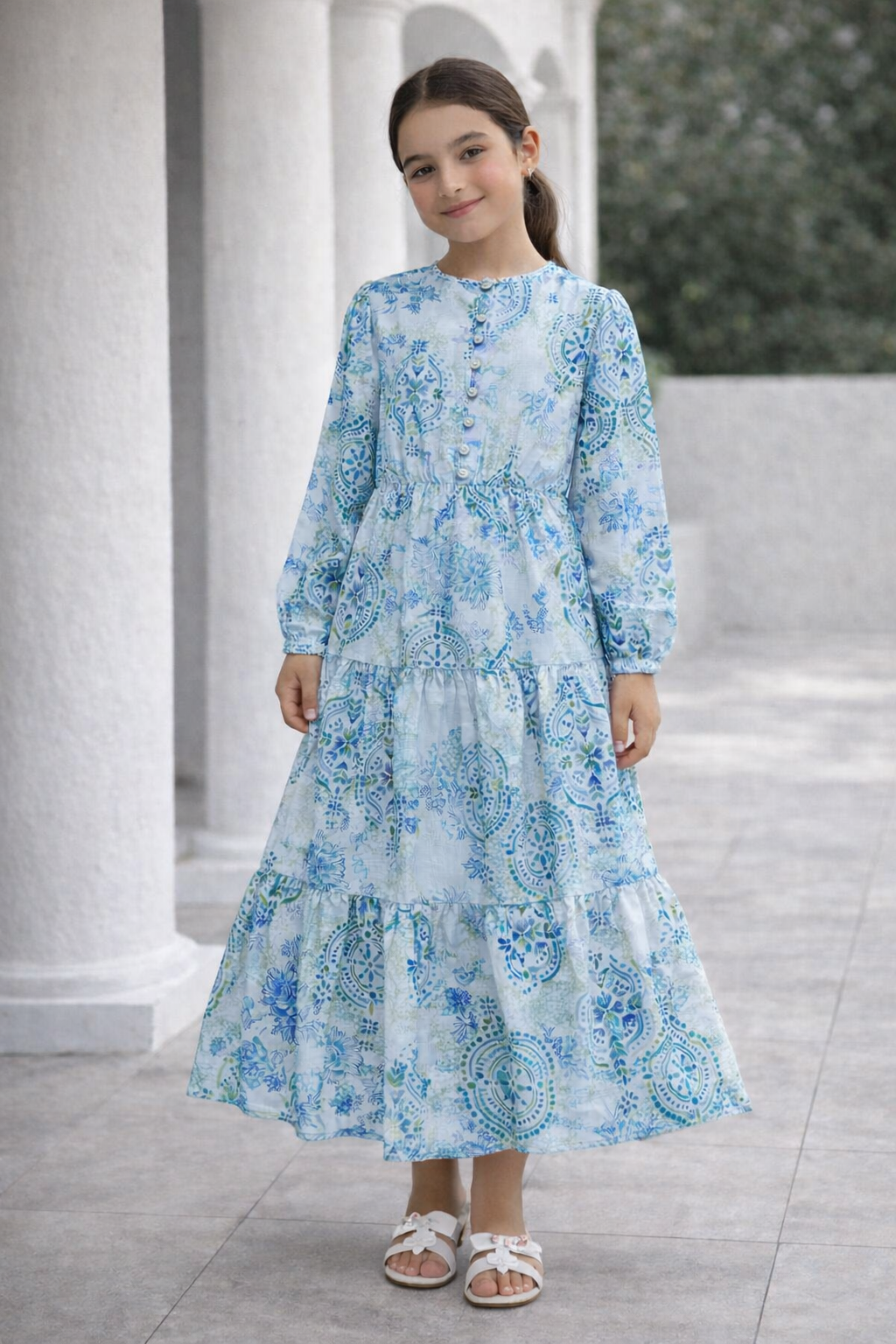 Girls Tiered Maxi