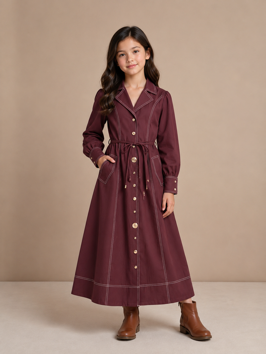 Girls Denim Dress