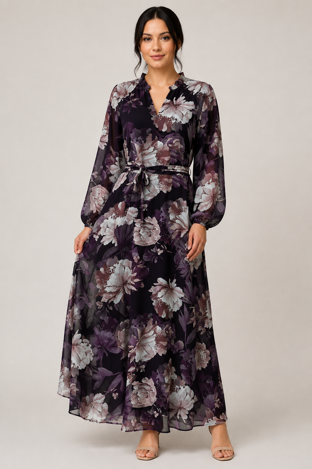 Floral Dress - Plus Size
