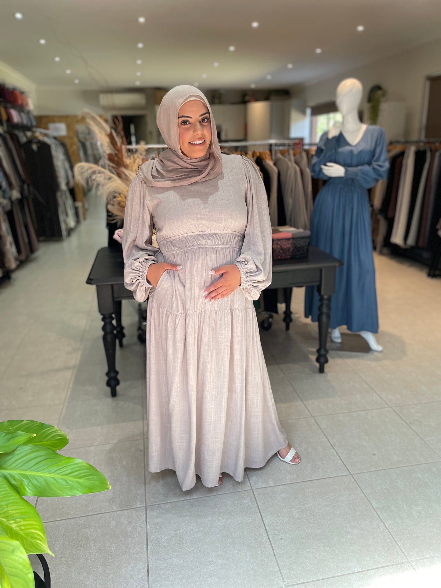 Kiara Maxi -Grey