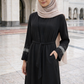 Beaded Sleeve Abaya