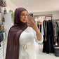 Crinkled Hijab - Plum