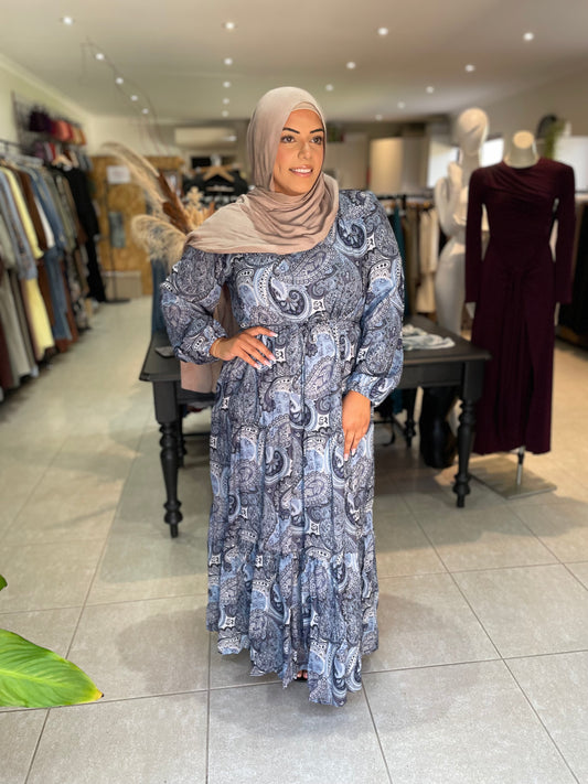 Paisley Print Maxi