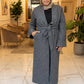 Tweed Cape - Charcoal