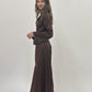Uzma Dress - Chocolate