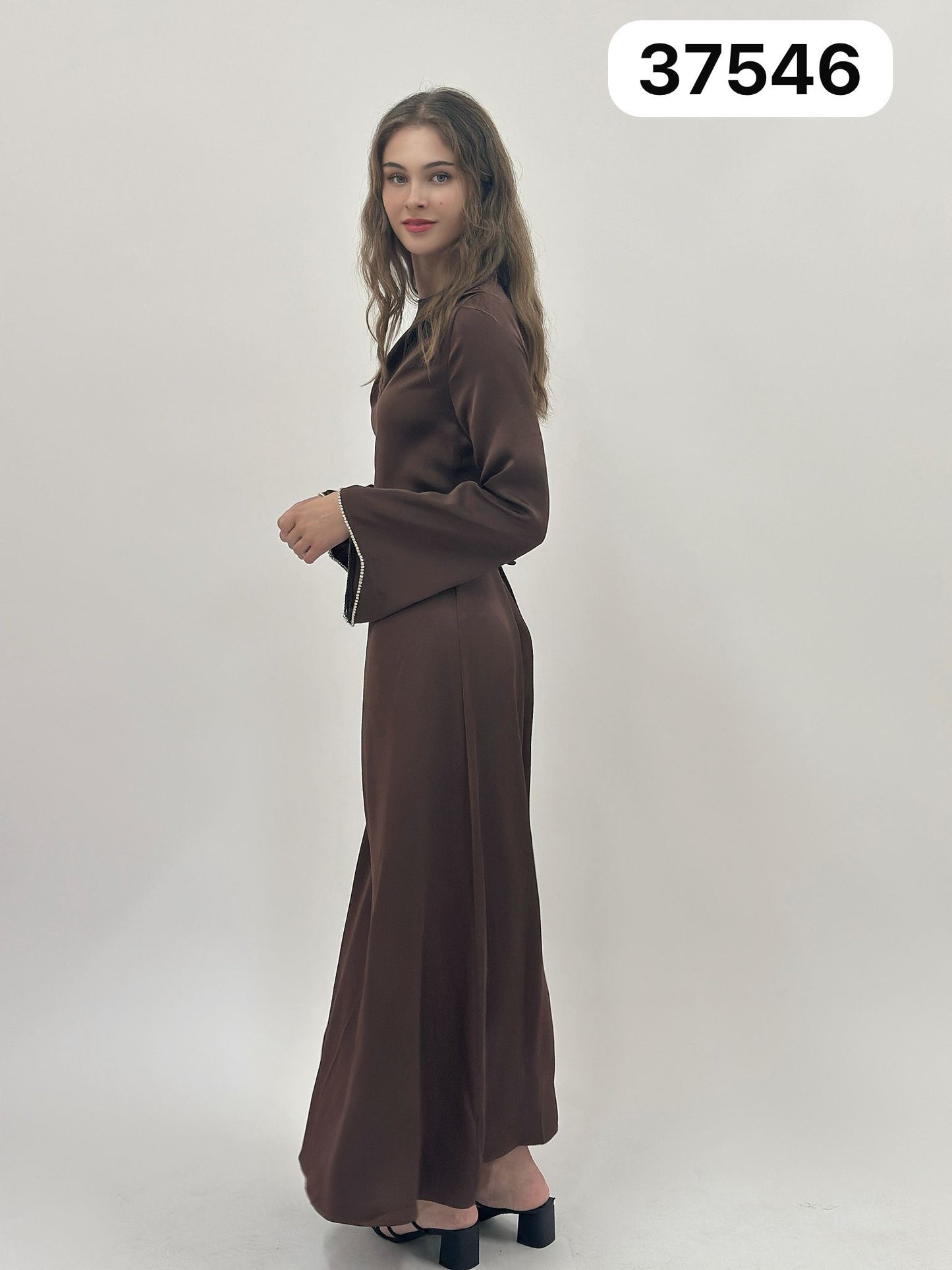 Uzma Dress - Chocolate
