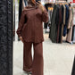 Wendy Linen Set - Brown
