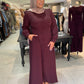 Side gathered dress