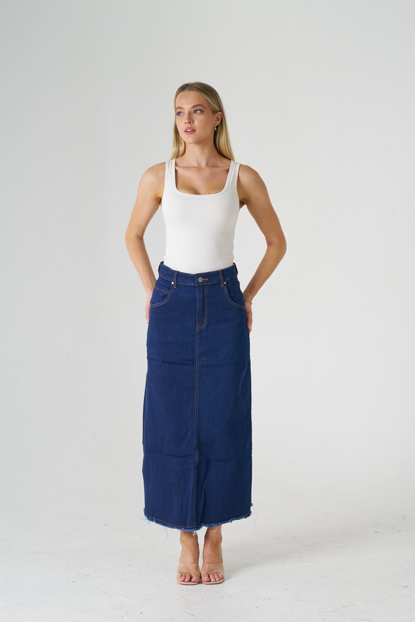 Gabby Denim Skirt