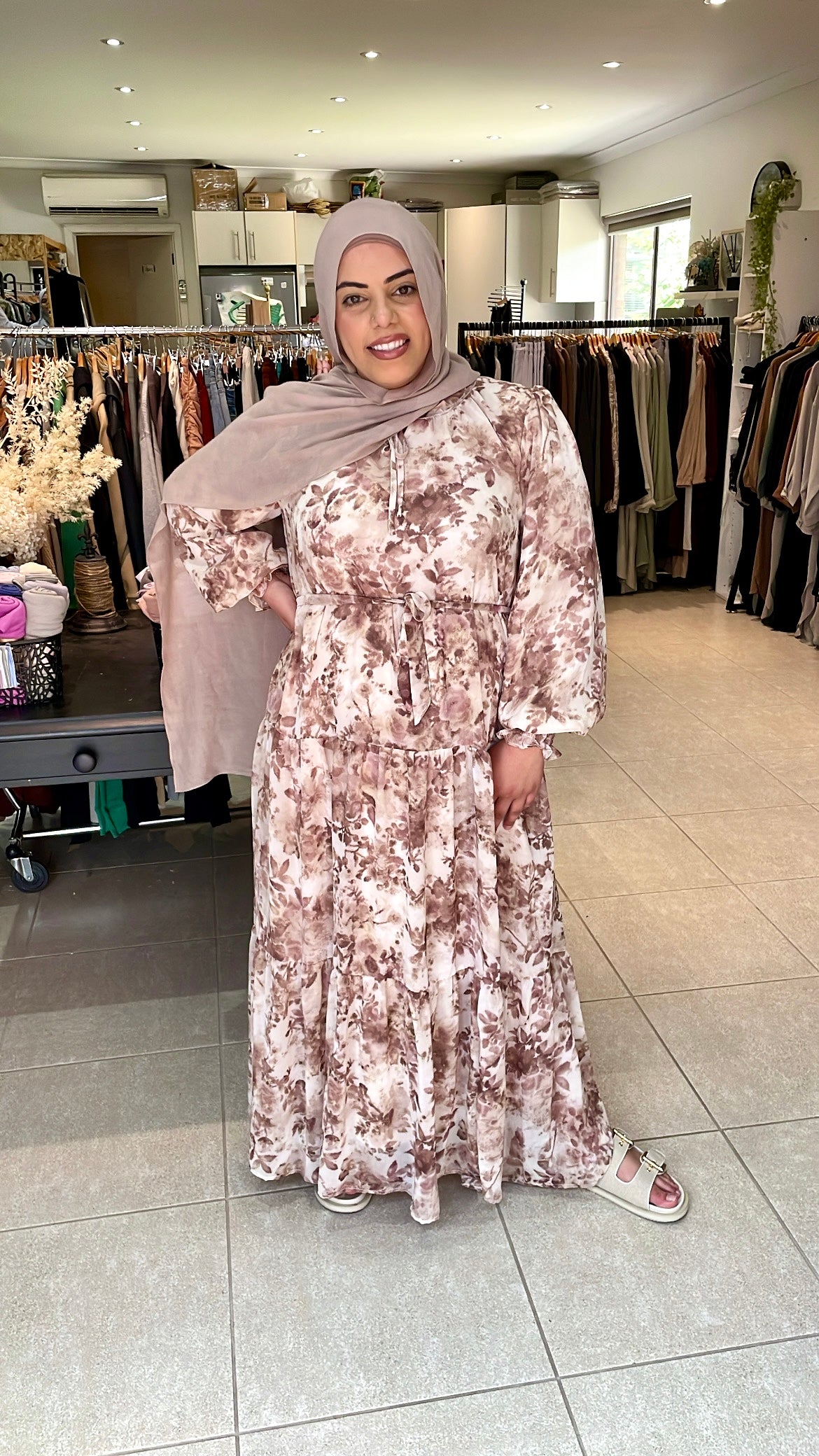 Sabah Printed Maxi