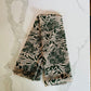 Square Chiffon - Green/ Beige Print