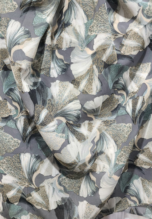 Chiffon Square - Green Printed