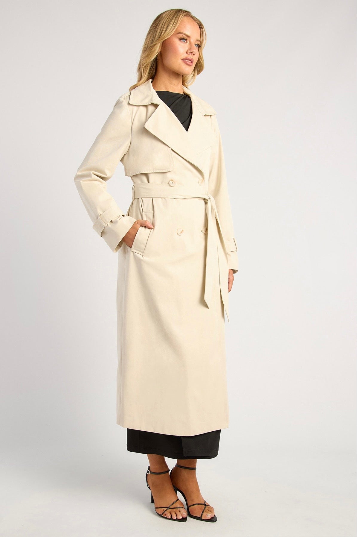 Emni Trench - Cream