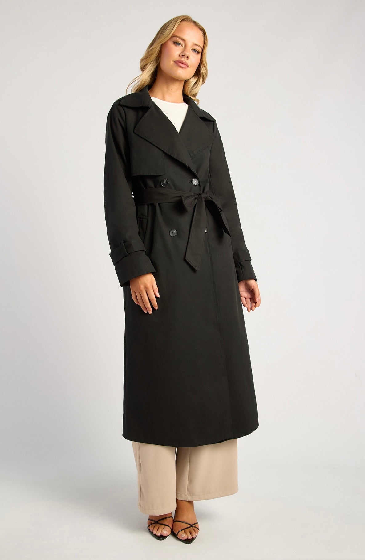 Emni Trench - Black